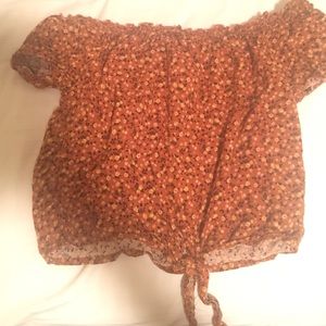 Off the shoulder top